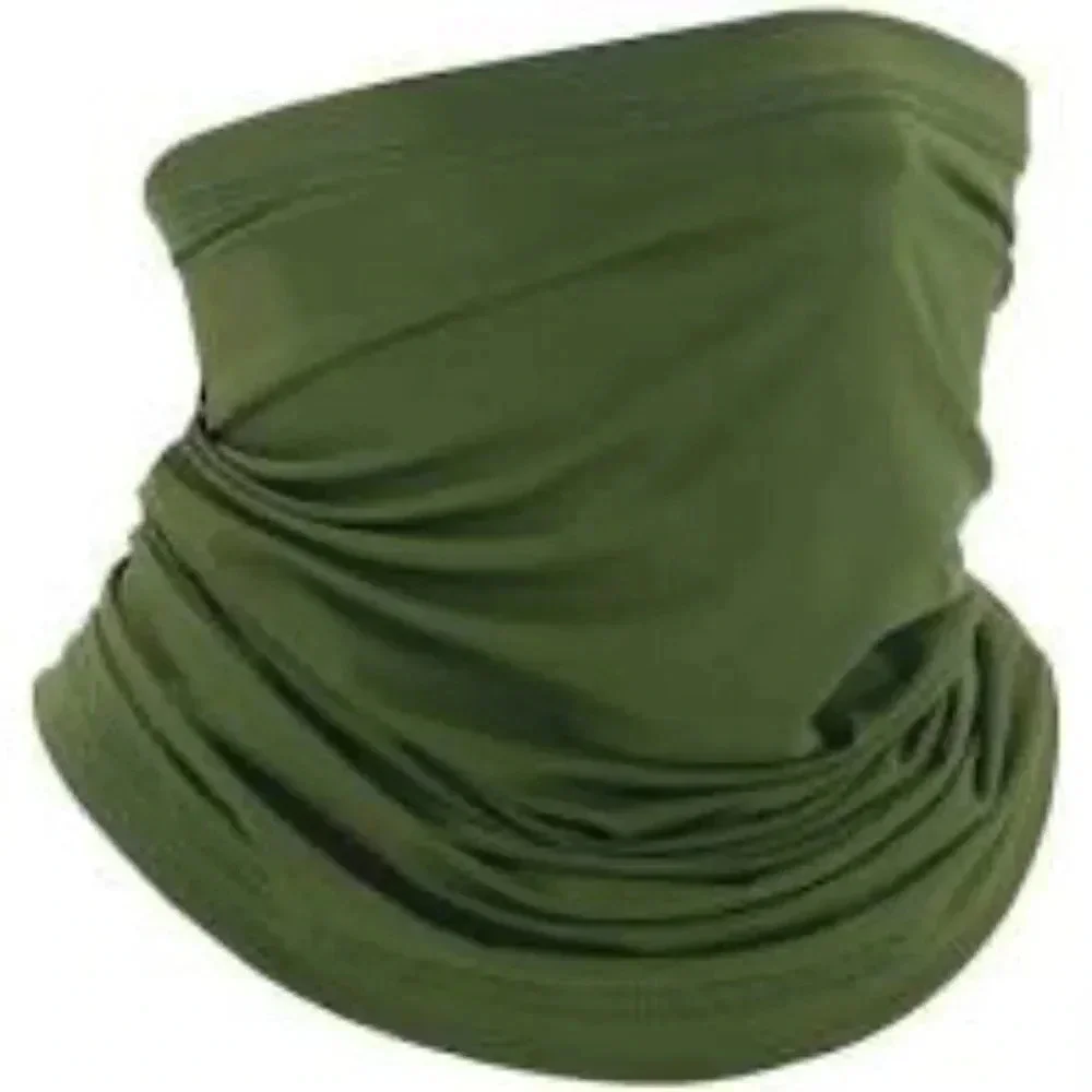 Charcoal Green Face Mask Gaiter